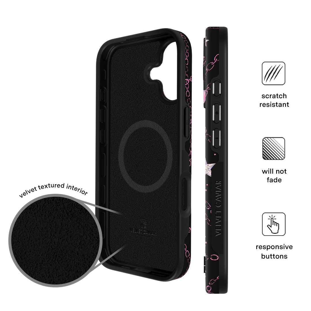 Pretty Punk Skulls iPhone Case