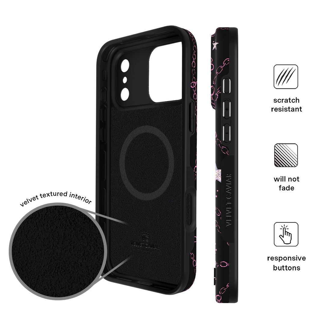 Pretty Punk Skulls iPhone Case