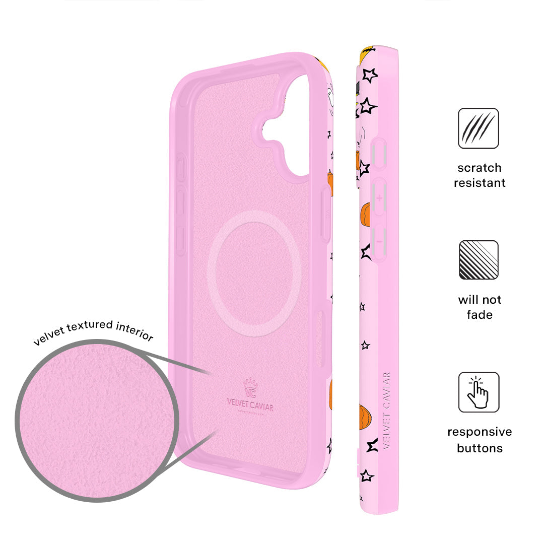 Snoopy Pink Pumpkins iPhone Case