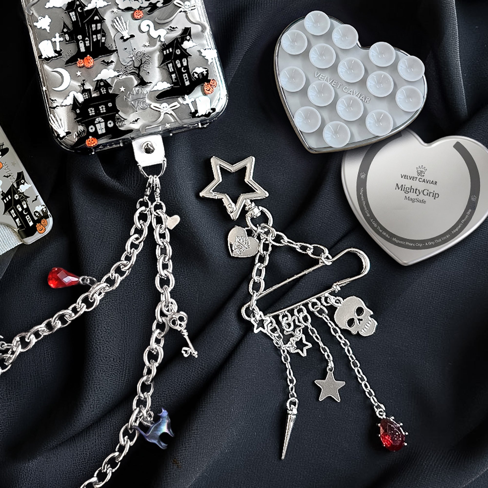 Pretty Punk Bag Charm