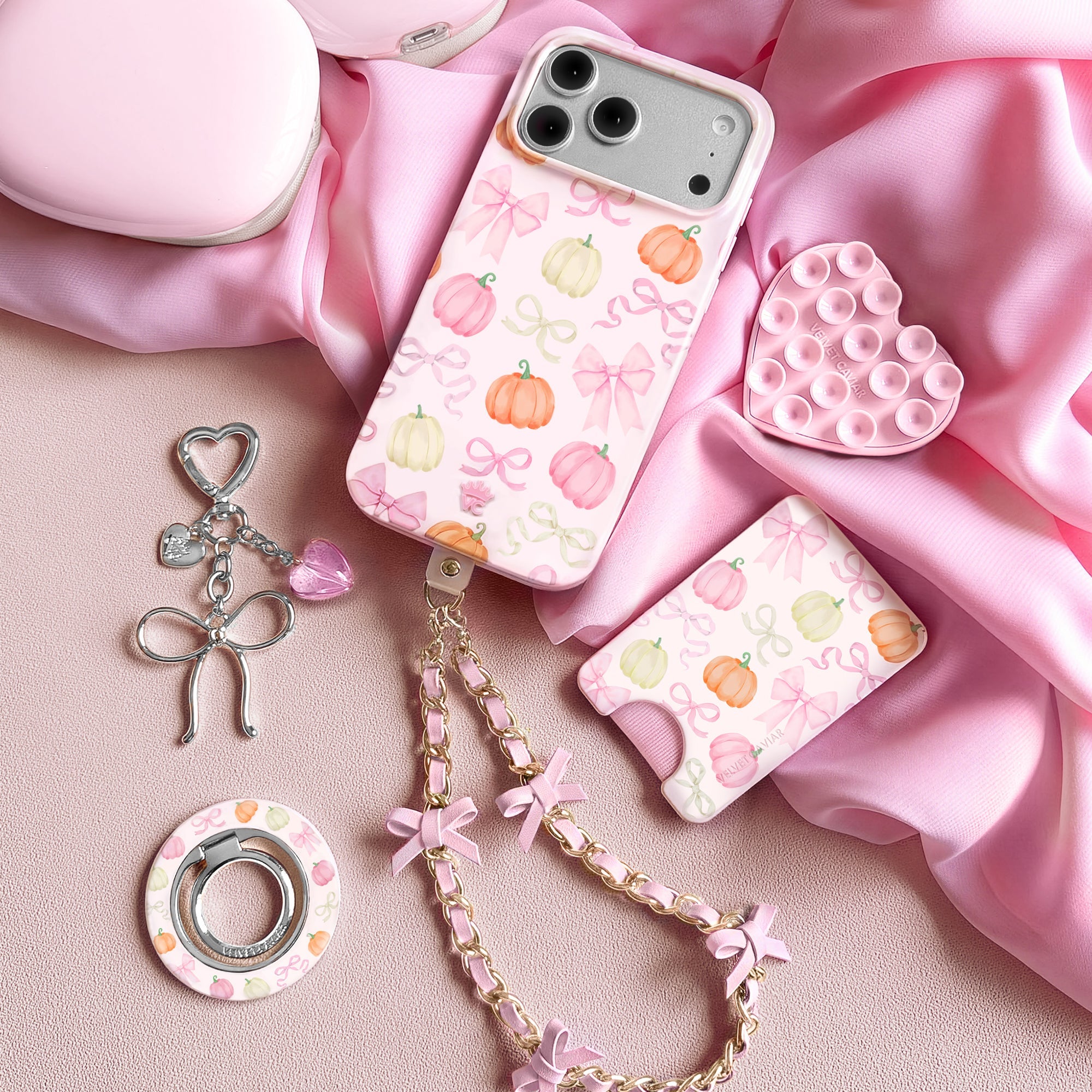 Pink Pumpkin Princess MagSafe Wallet