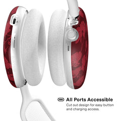 Dark Cherry Floral AirPod Max Case