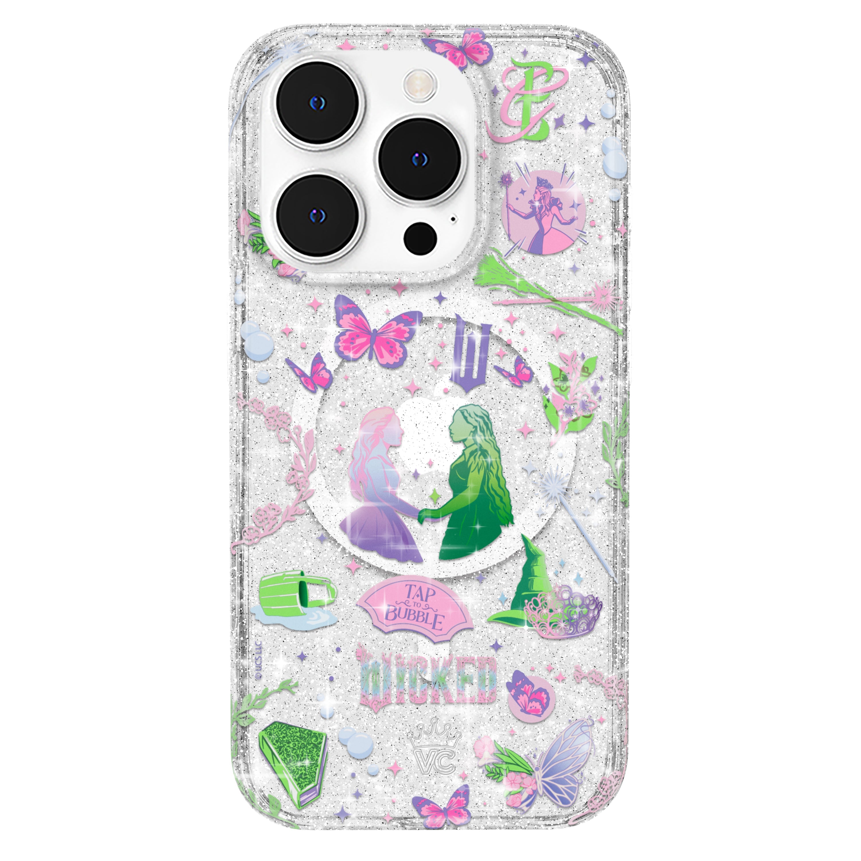 Wicked For Good Glitter iPhone Case