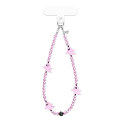 Ghosted Pink Phone Charm