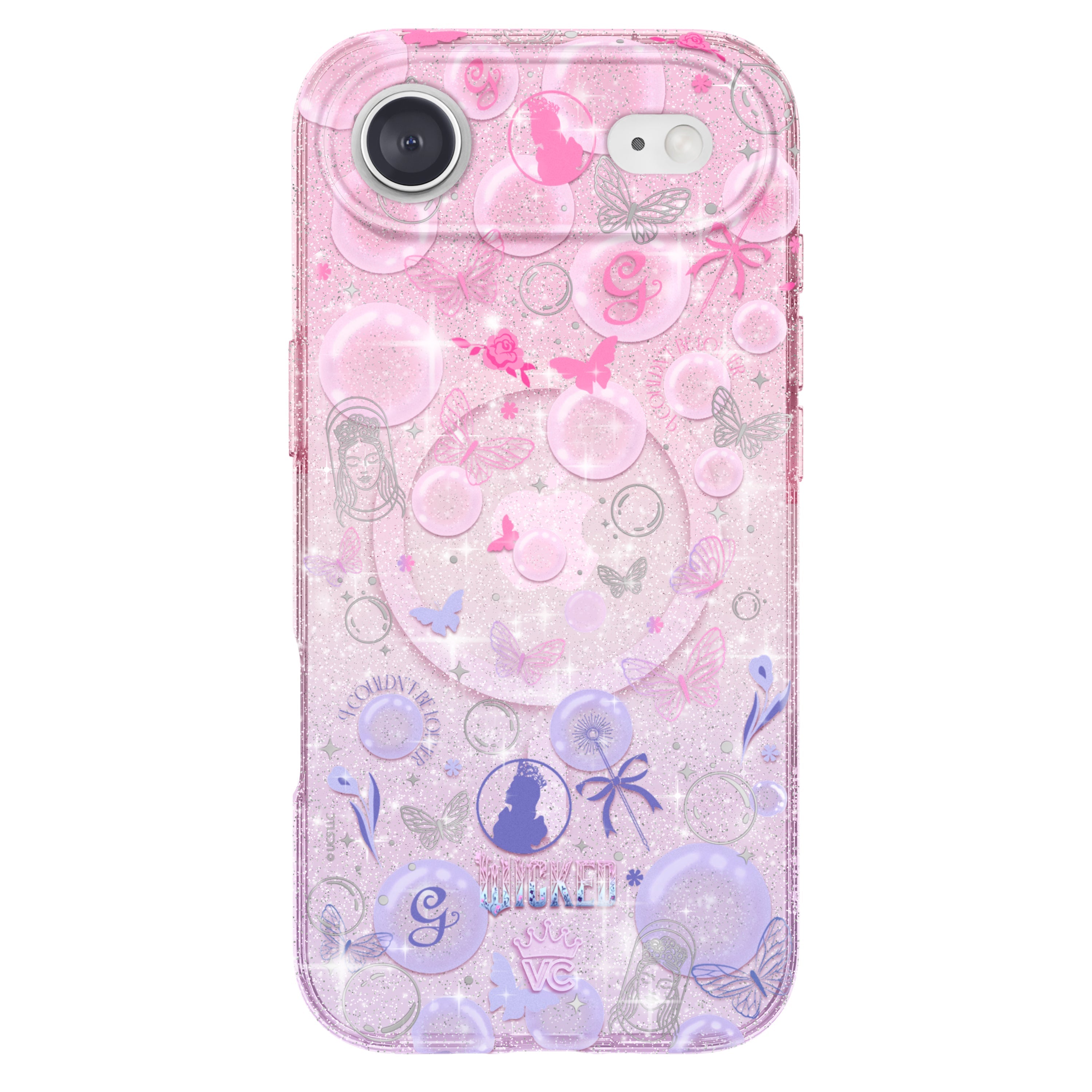 Wicked Glinda's Bubble Glitter iPhone Case