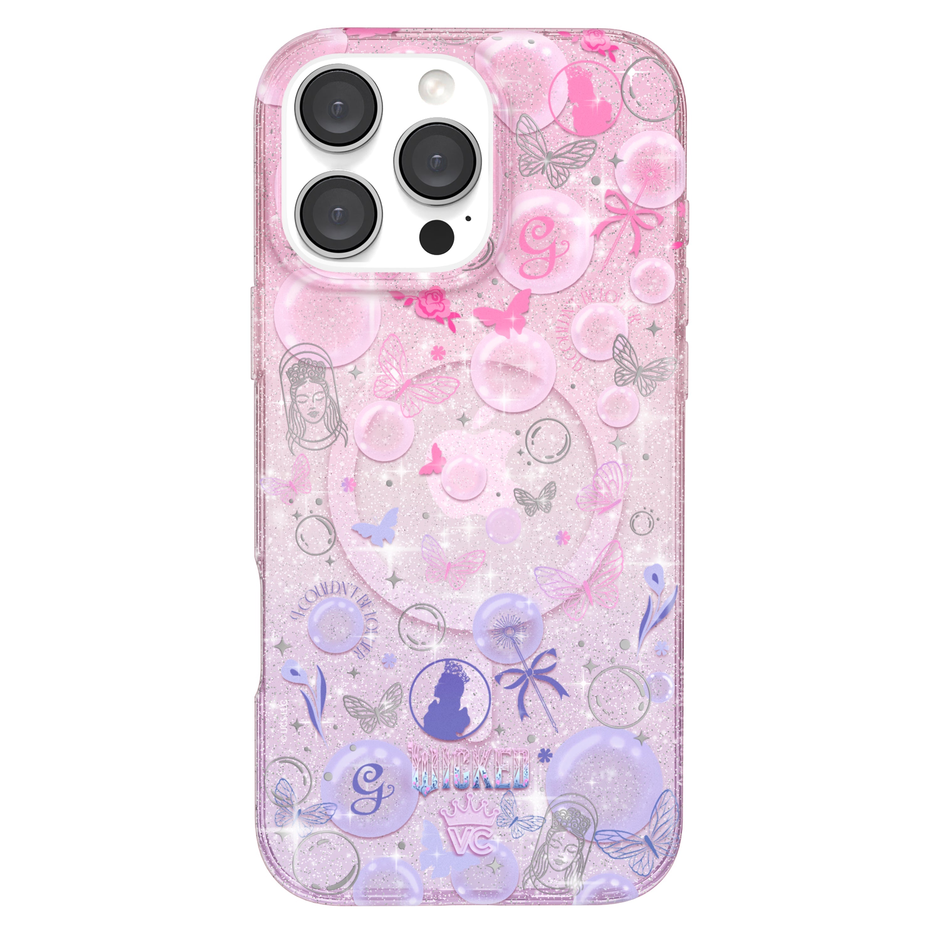 Wicked Glinda's Bubble Glitter iPhone Case