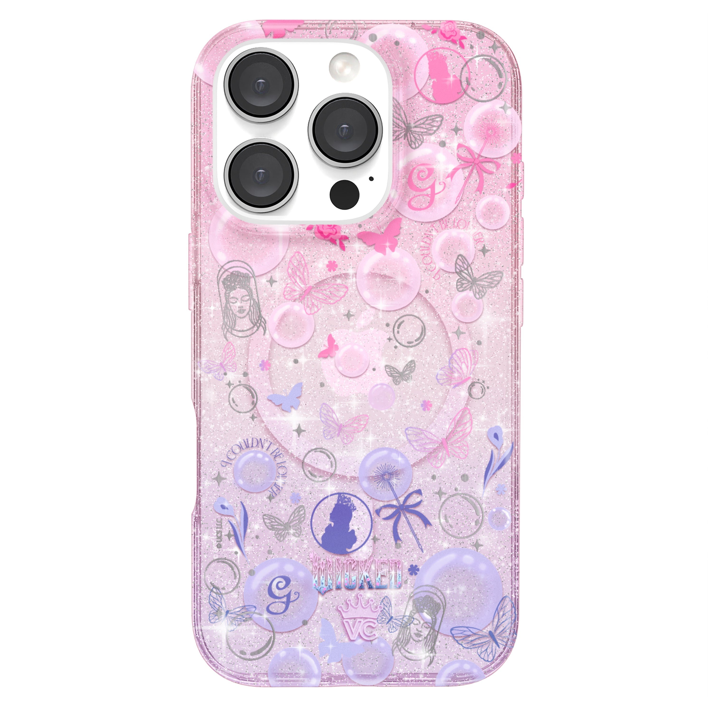 Wicked Glinda's Bubble Glitter iPhone Case