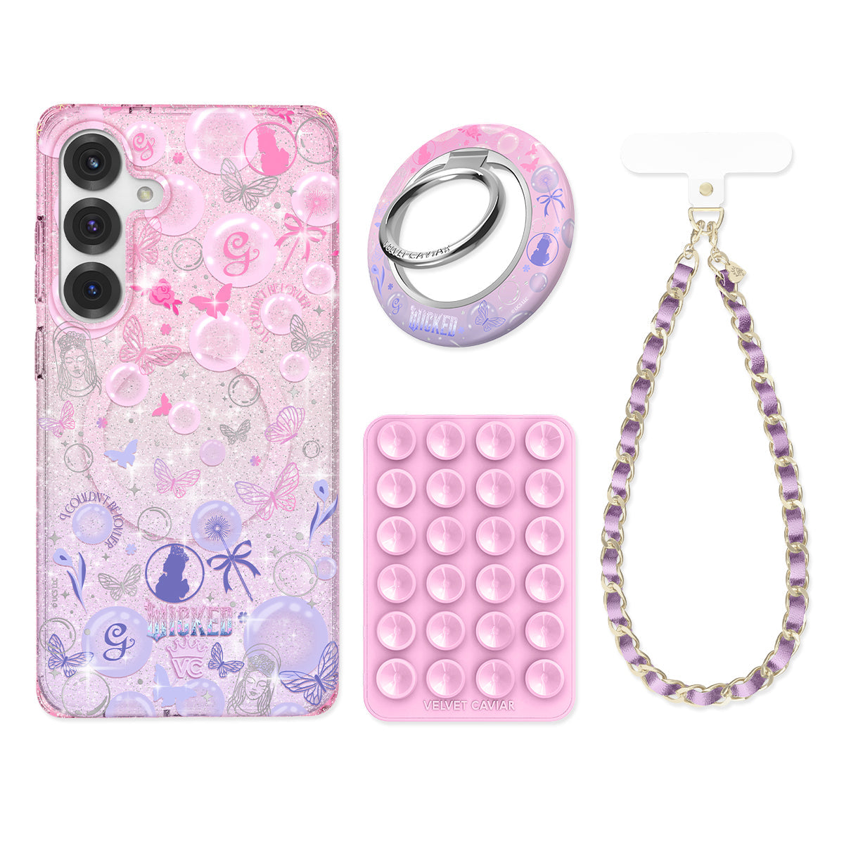 Wicked Glinda's Bubble Glitter Samsung Bundle Set