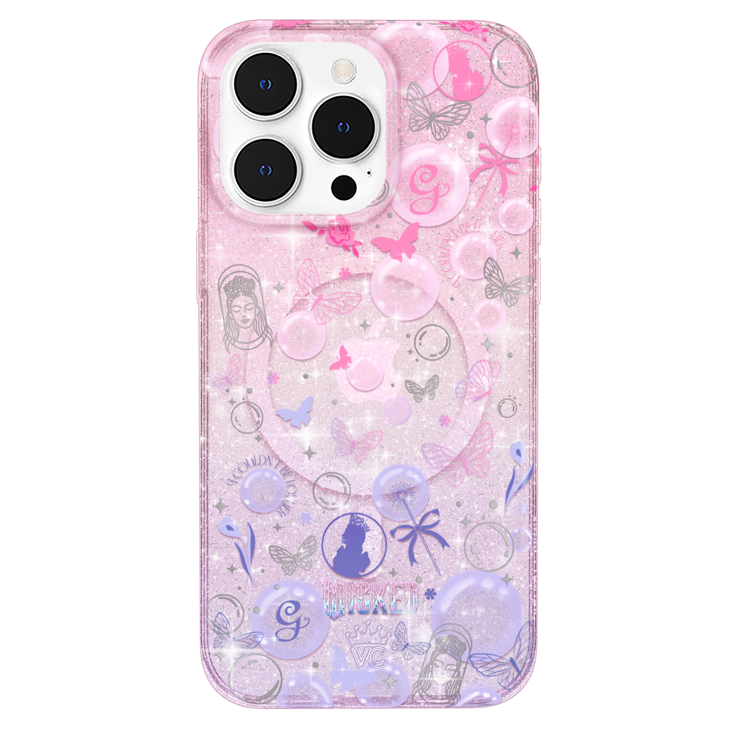 Wicked Glinda's Bubble Glitter iPhone Case