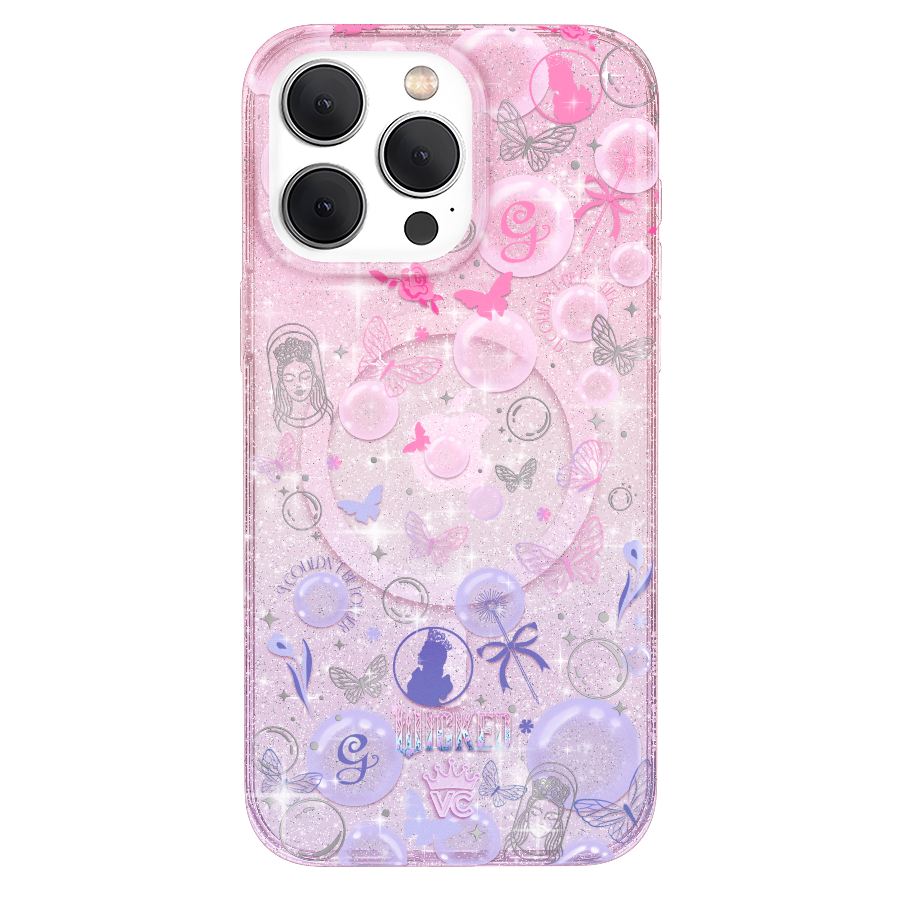 Wicked Glinda's Bubble Glitter iPhone Case