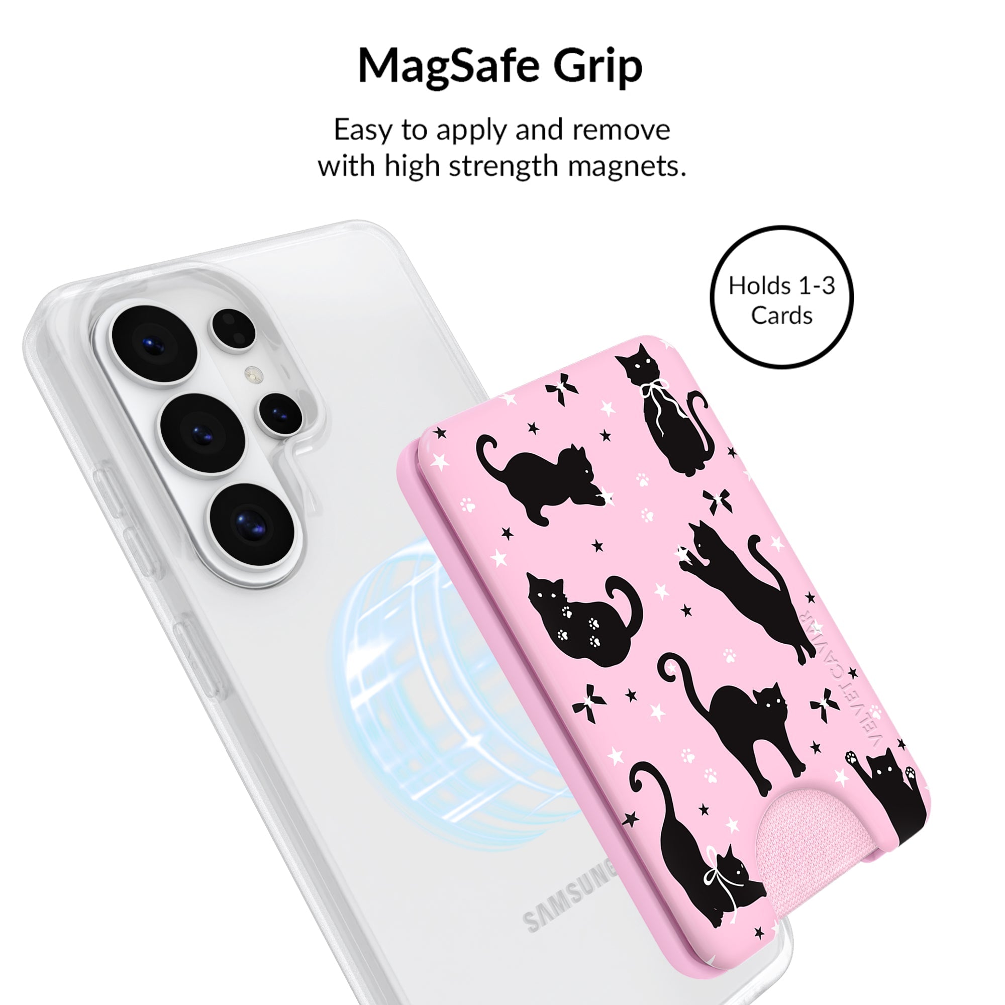 Lucky Kittens Glitter Samsung Bundle Set