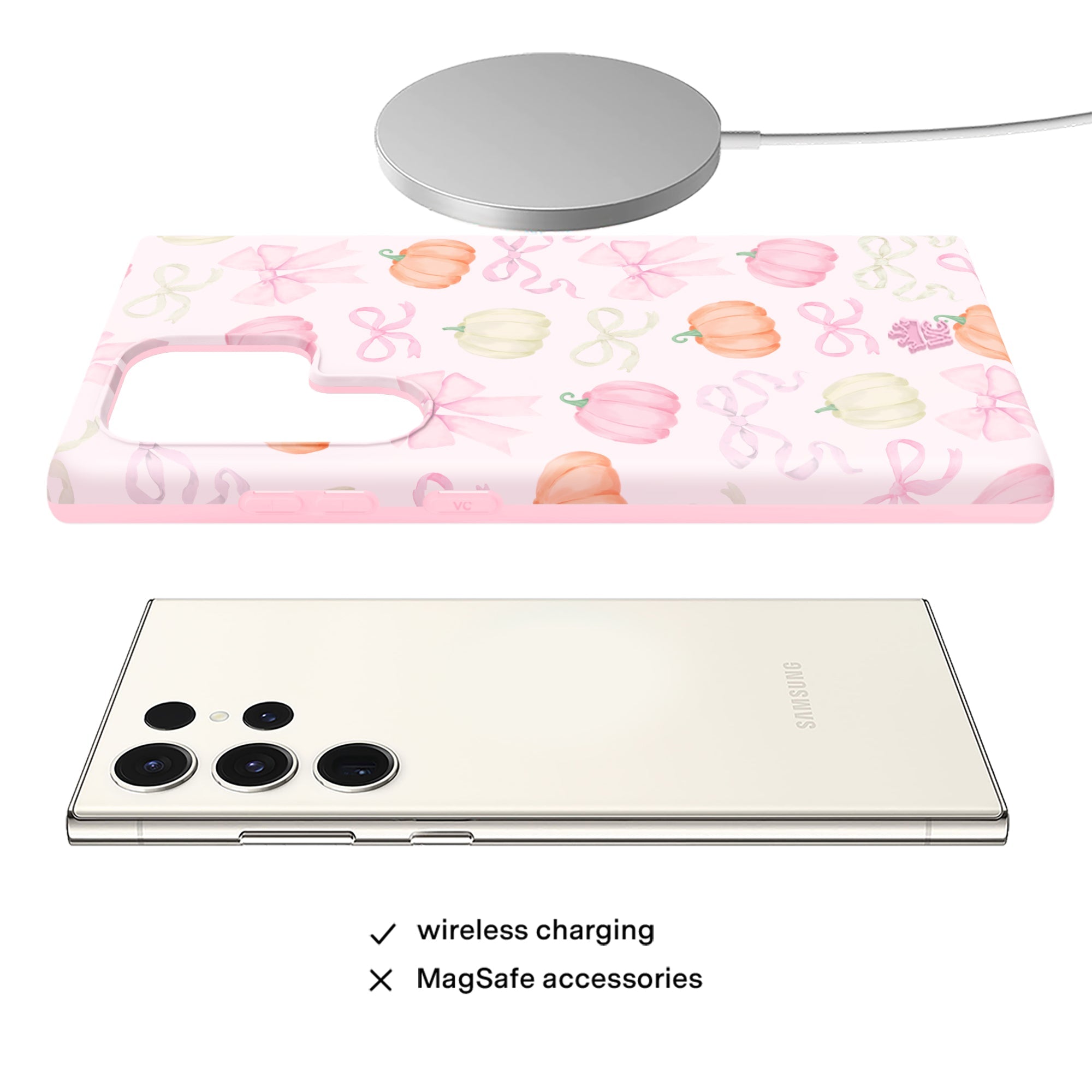 Pink Pumpkin Princess Samsung Case