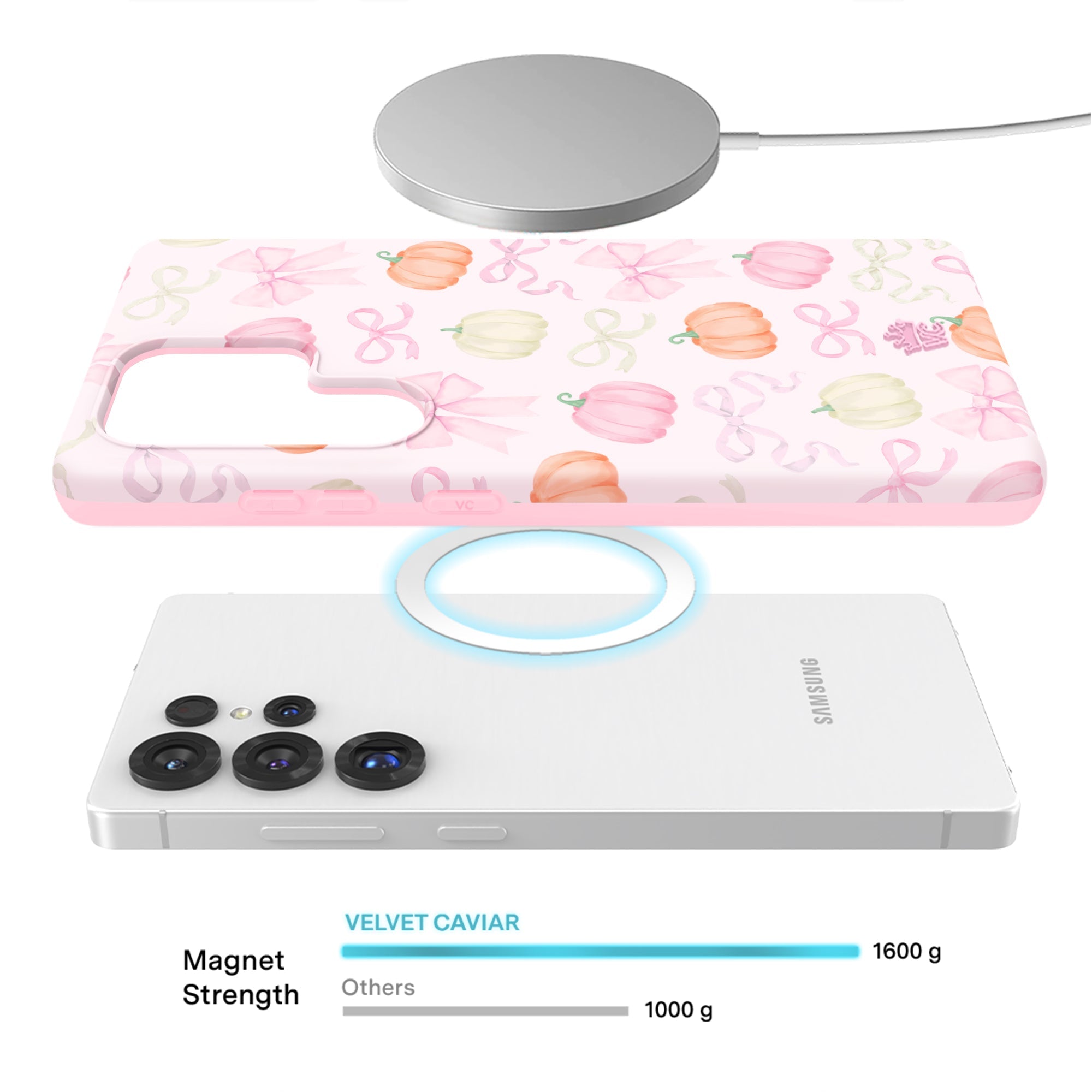 Pink Pumpkin Princess Samsung Case