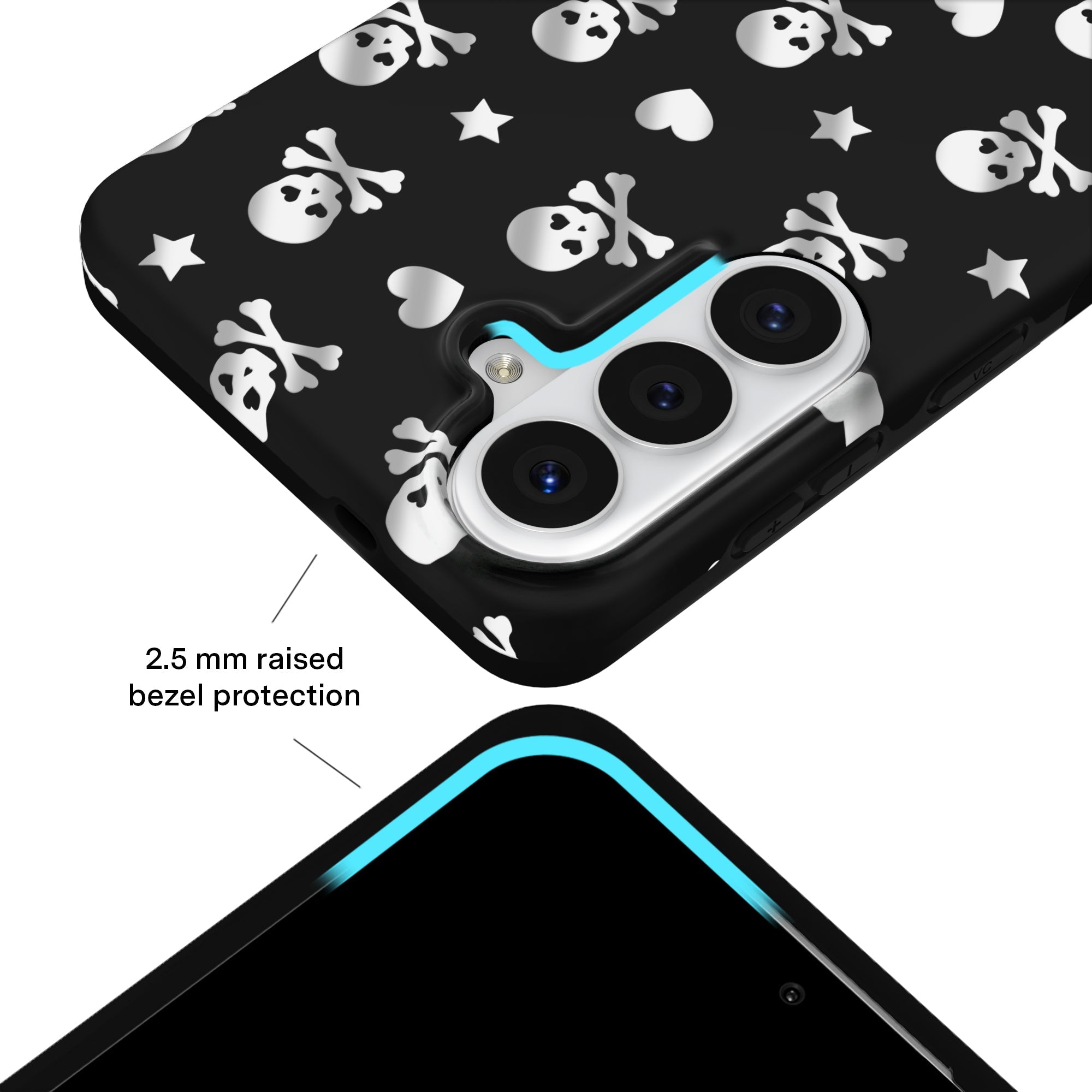 Chrome Skulls Samsung Case