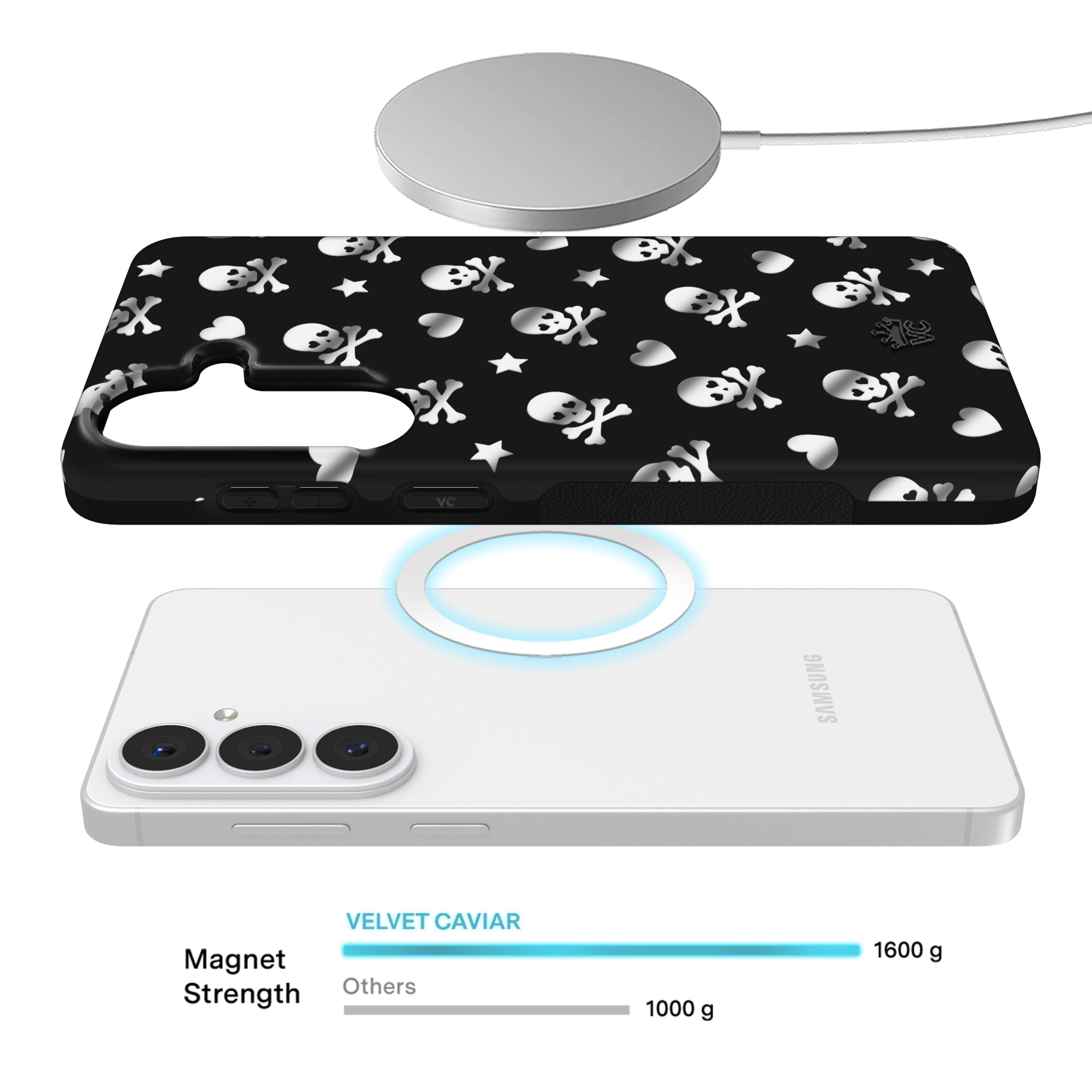 Chrome Skulls Samsung Case