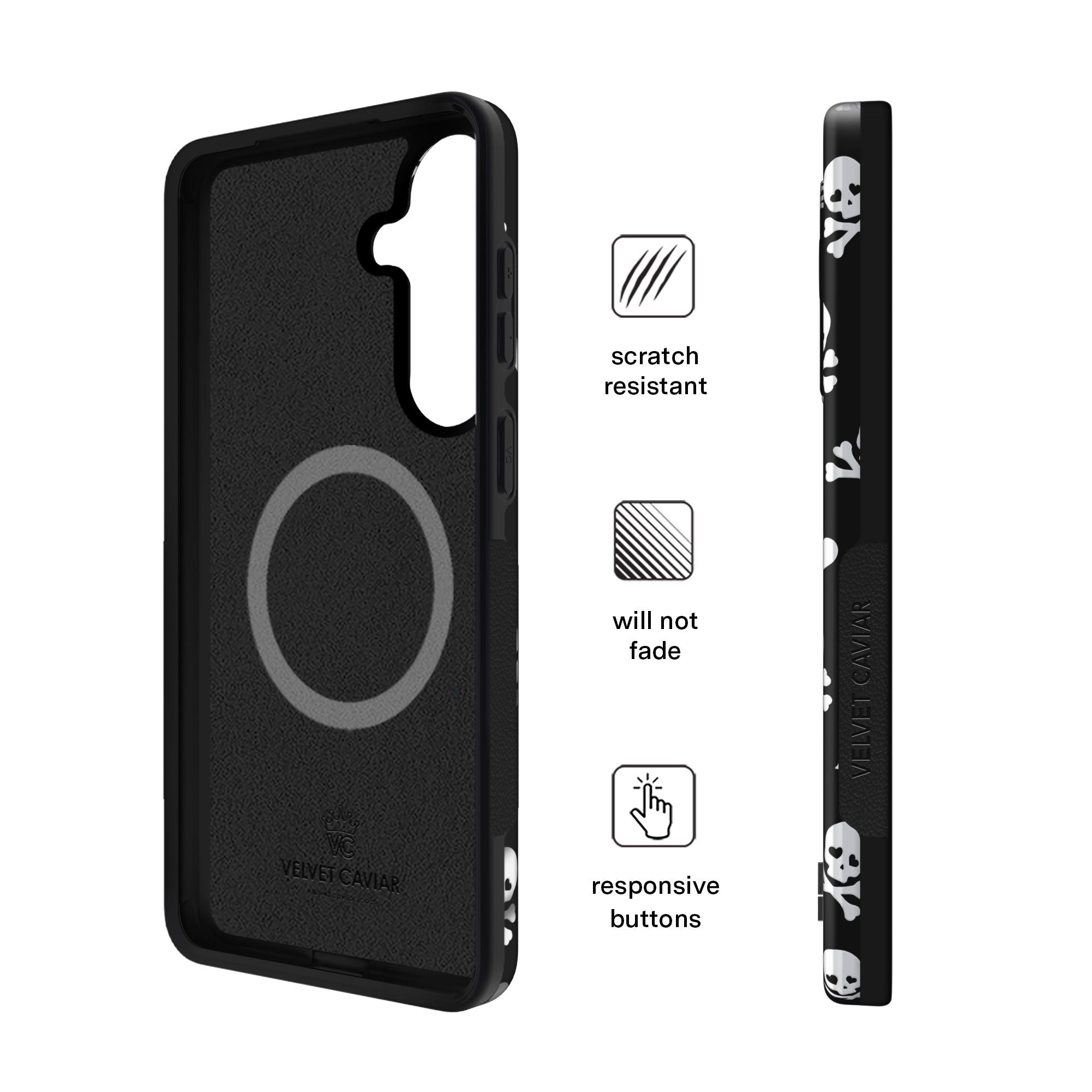Chrome Skulls Samsung Case