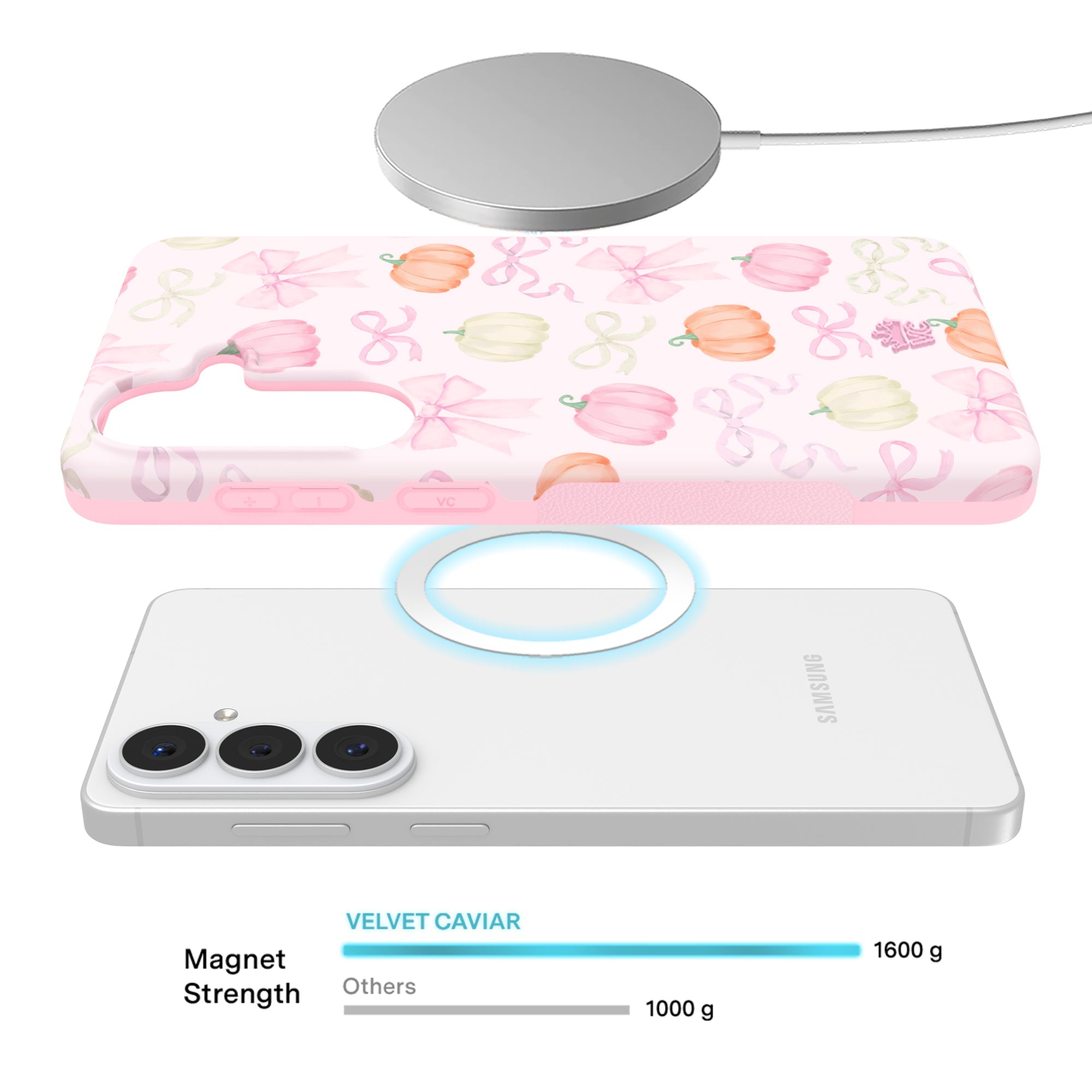 Pink Pumpkin Princess Samsung Case