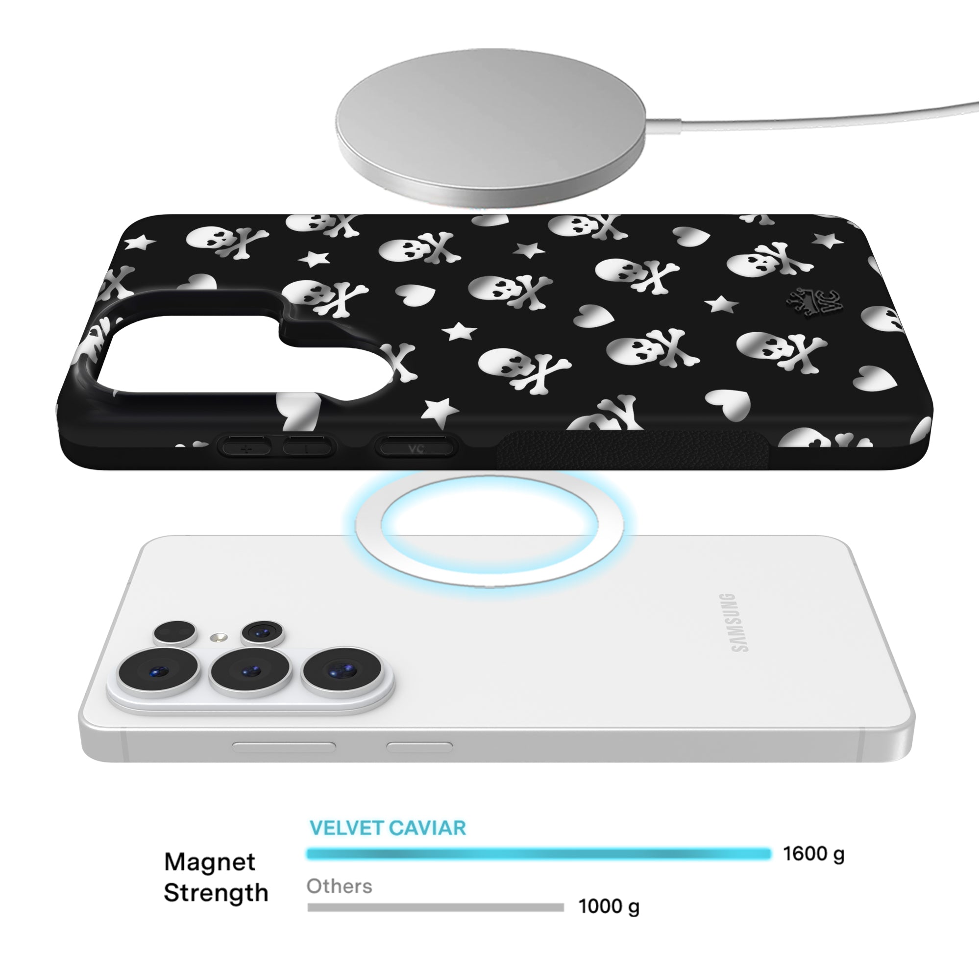Chrome Skulls Samsung Case