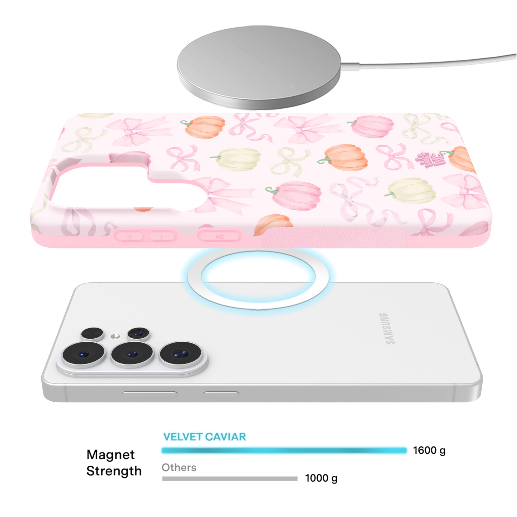 Pink Pumpkin Princess Samsung Case