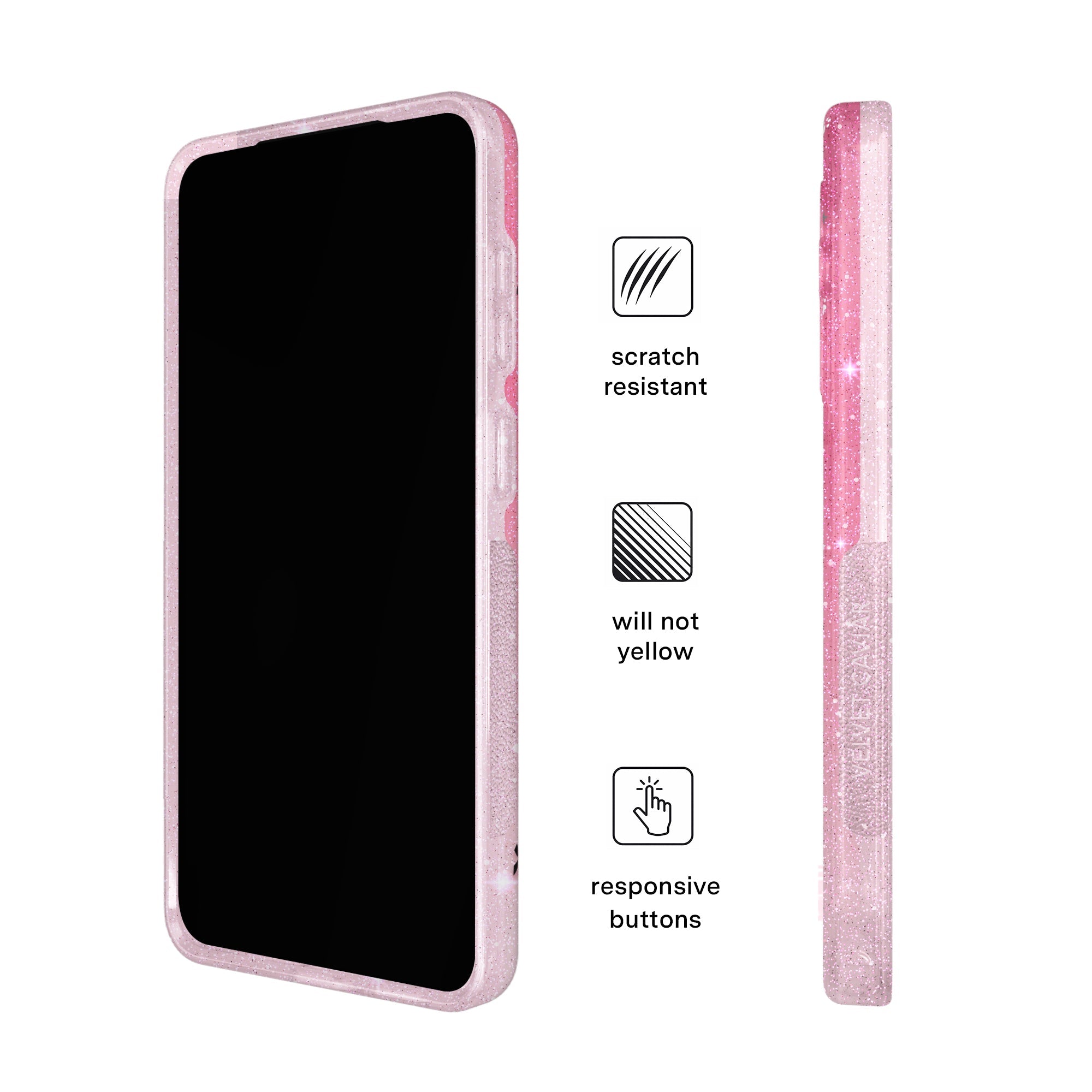 Lucky Kittens Glitter Samsung Case