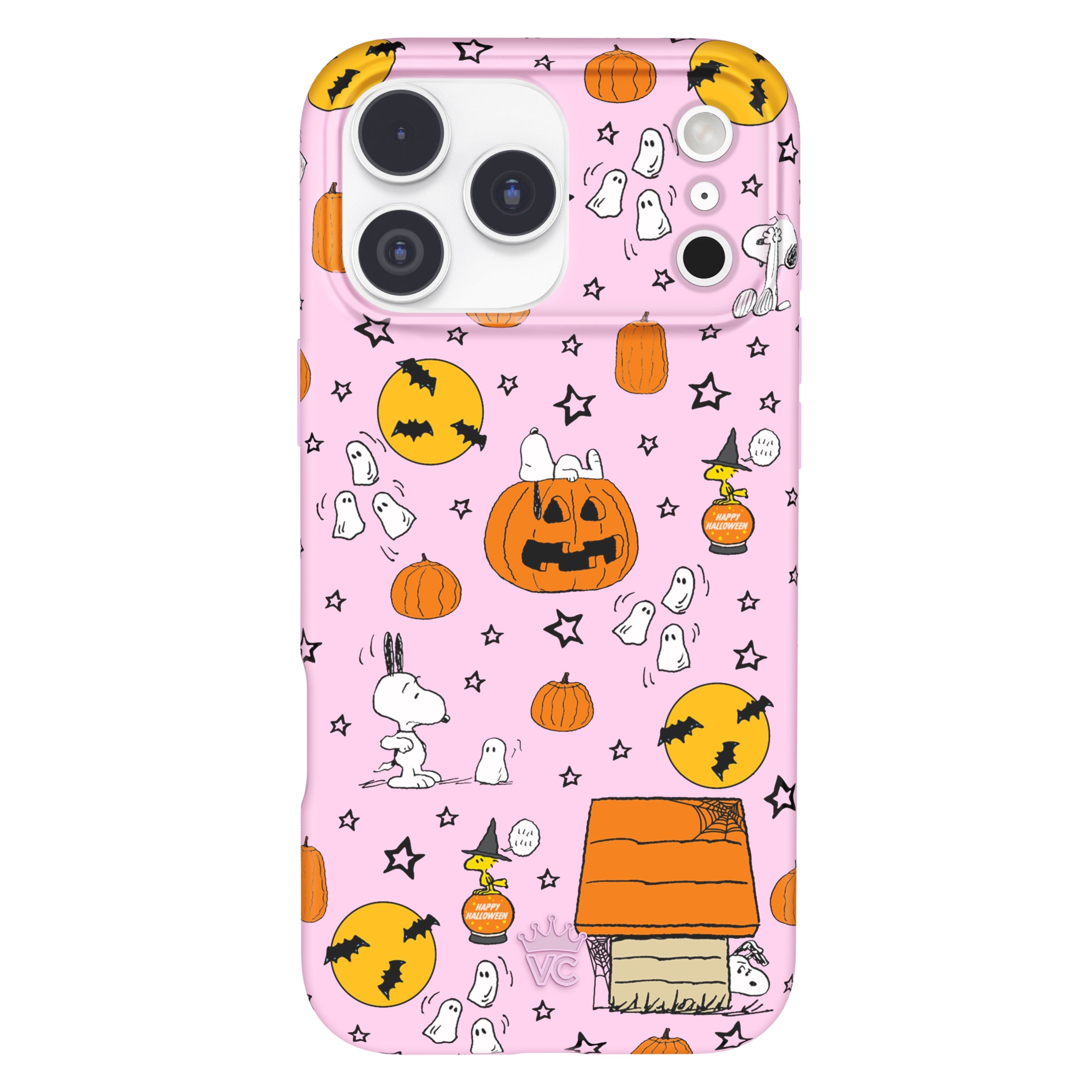 Snoopy Pink Pumpkins iPhone Case