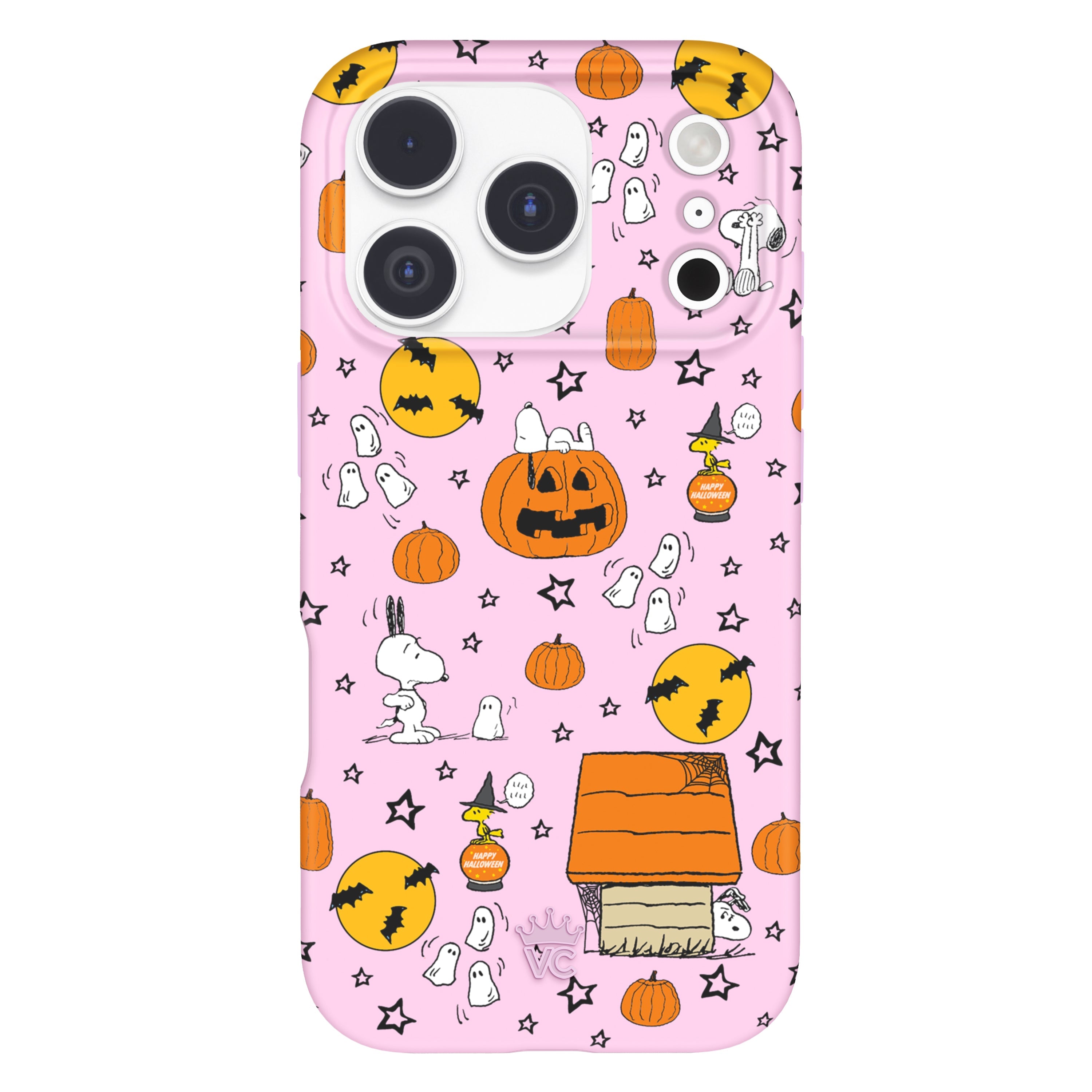 Snoopy Pink Pumpkins iPhone Case