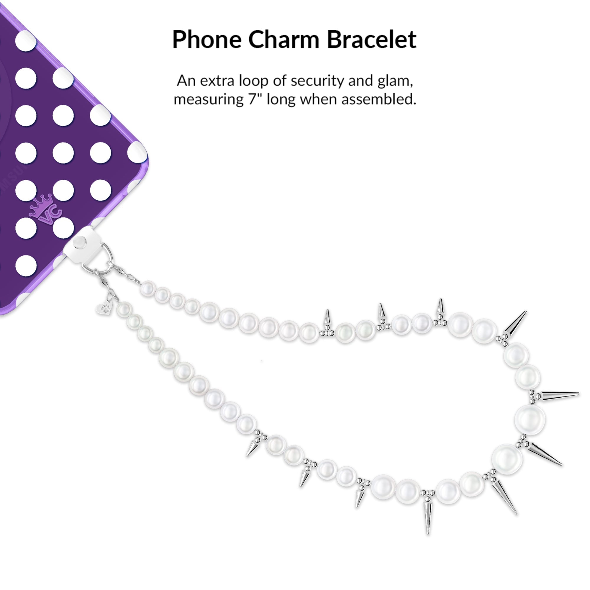 Violet Glow Polka Dot Samsung Bundle Set
