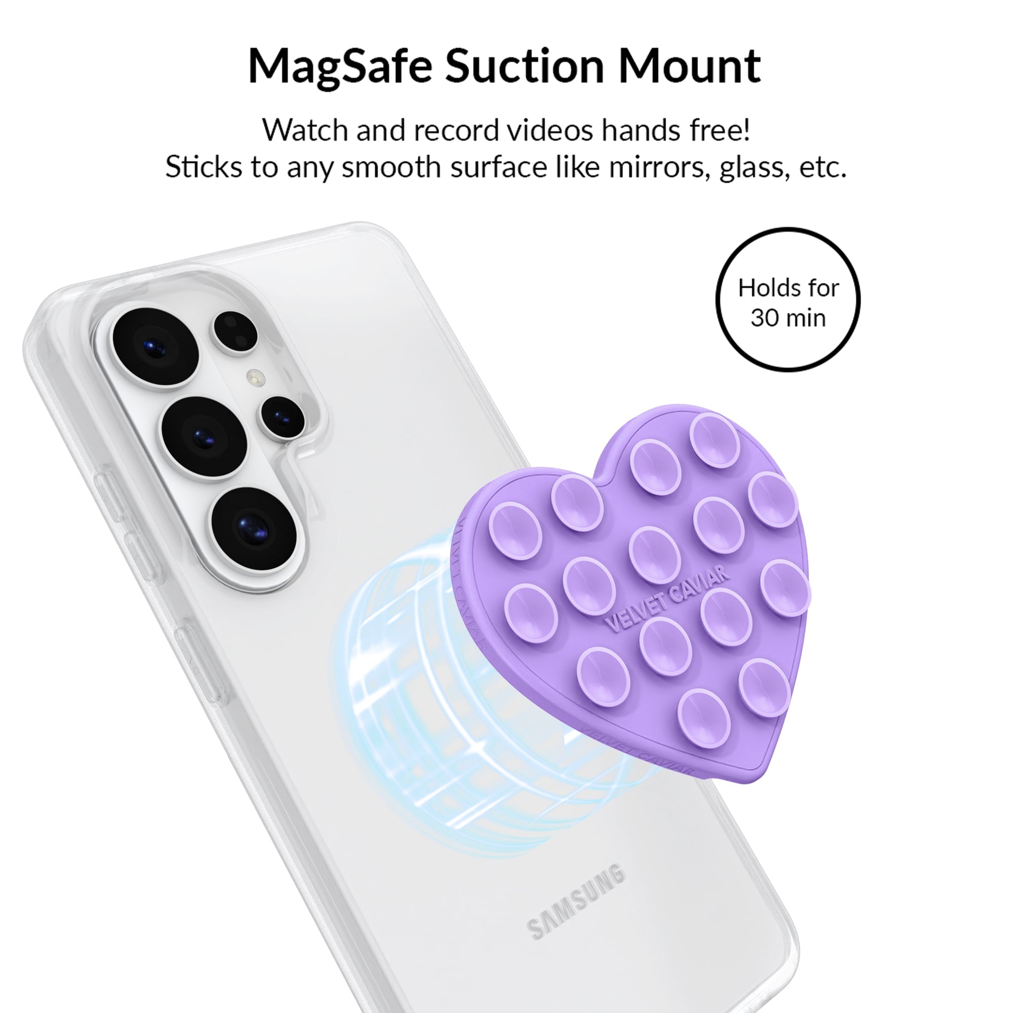 Violet Glow Polka Dot Samsung Bundle Set