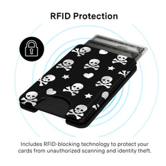 Chrome Skulls MagSafe Wallet