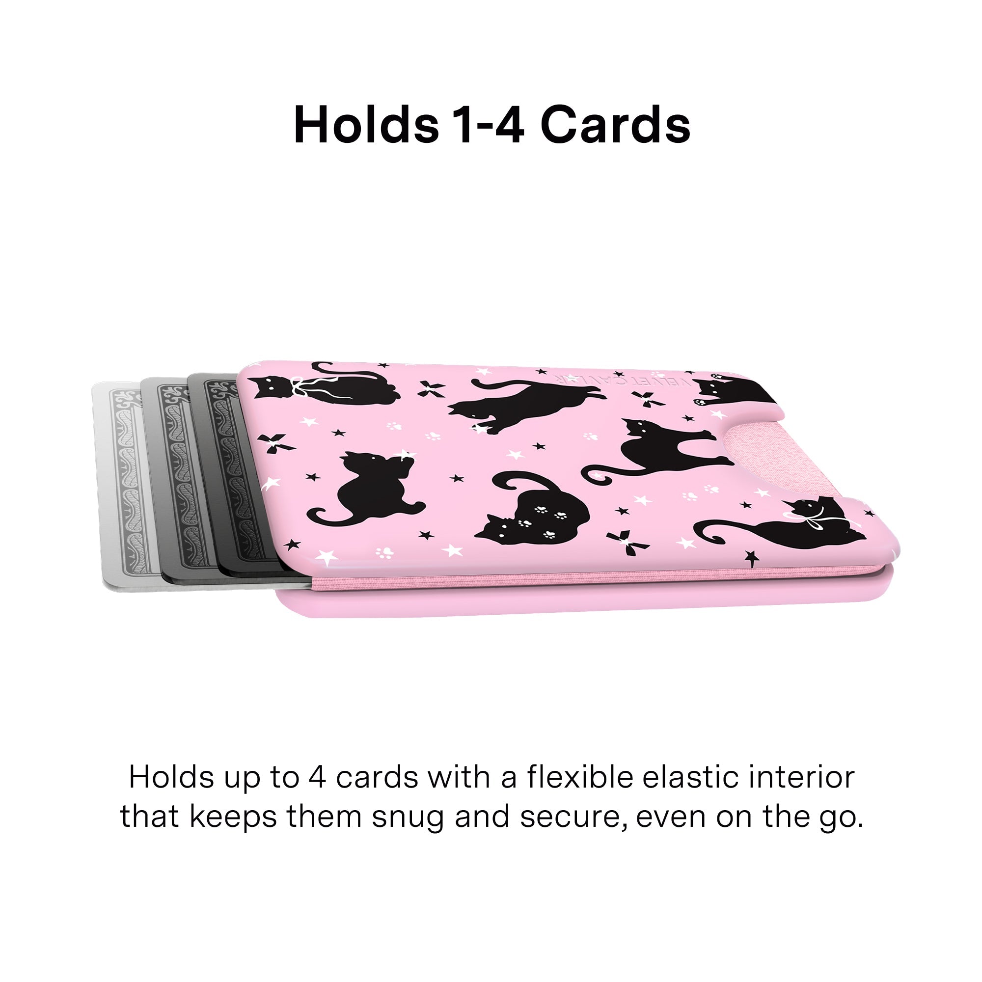 Lucky Kittens Glitter MagSafe Wallet