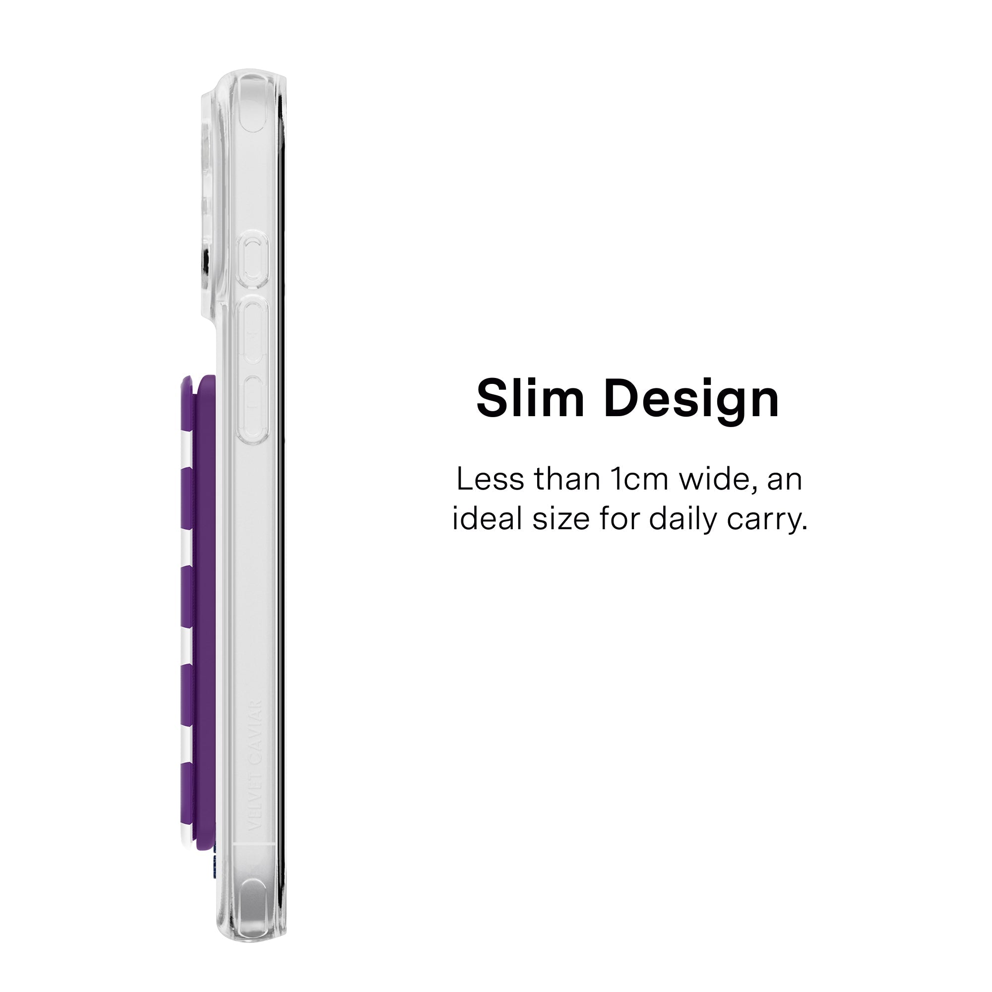 Violet Glow Polka Dot MagSafe Wallet