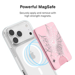 Widow's Web Chrome MagSafe Wallet