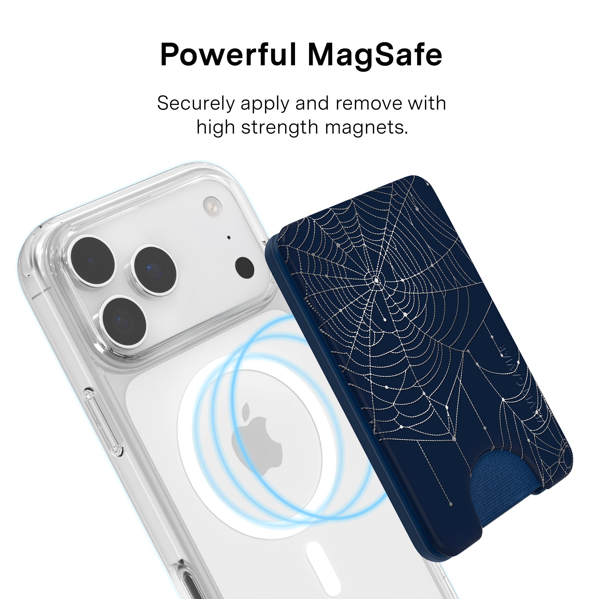 Widow's Web Crystal MagSafe Wallet
