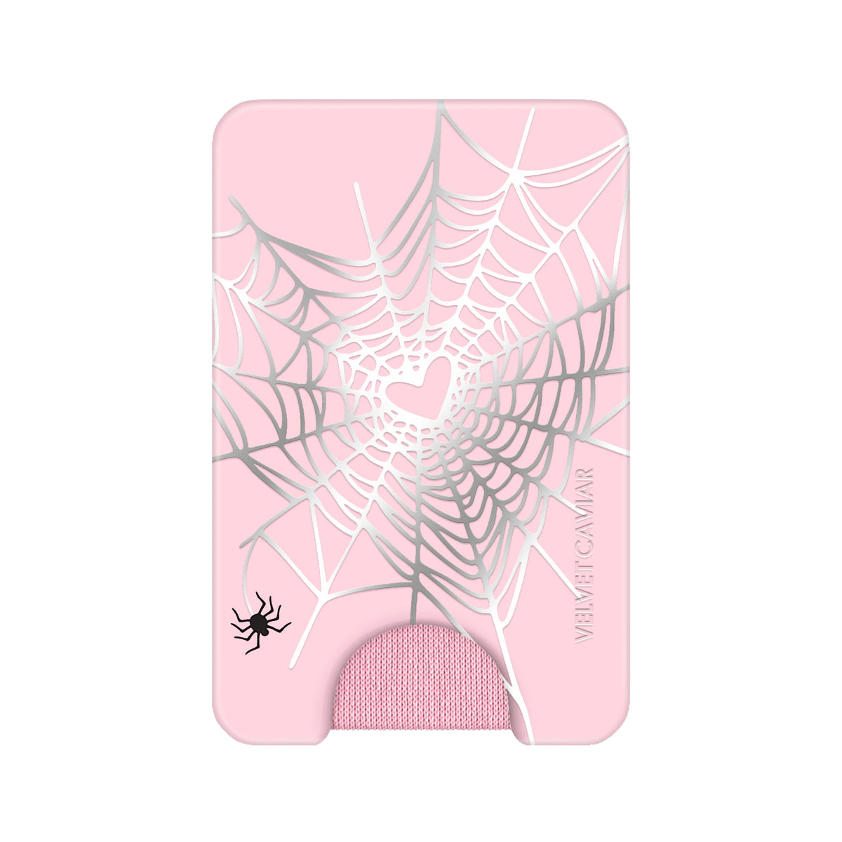 Widow's Web Chrome MagSafe Wallet