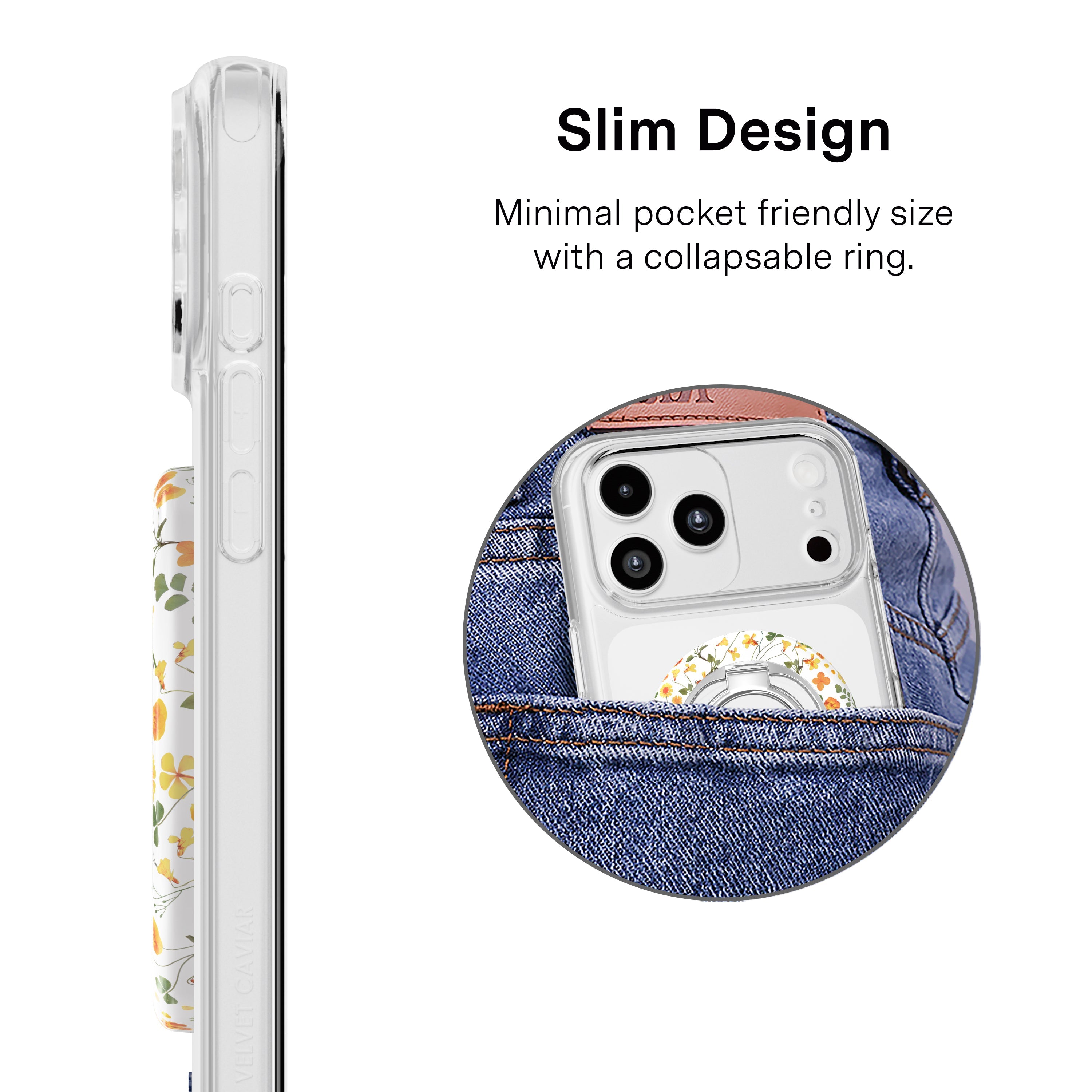 Whimsical Floral MagSafe Grip Ring