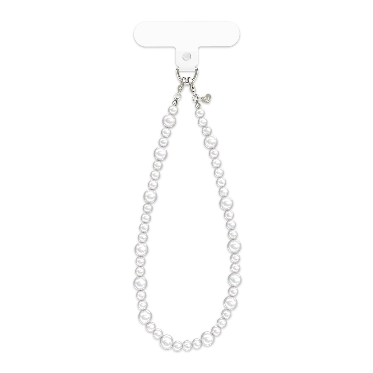 White Pearl Phone Charm