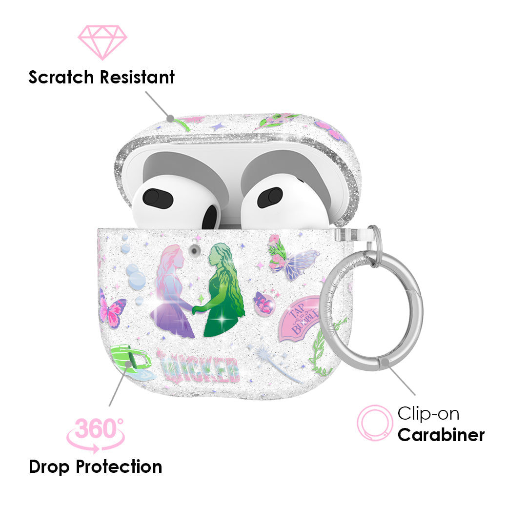 Wicked For Good Glitter AirPod Case