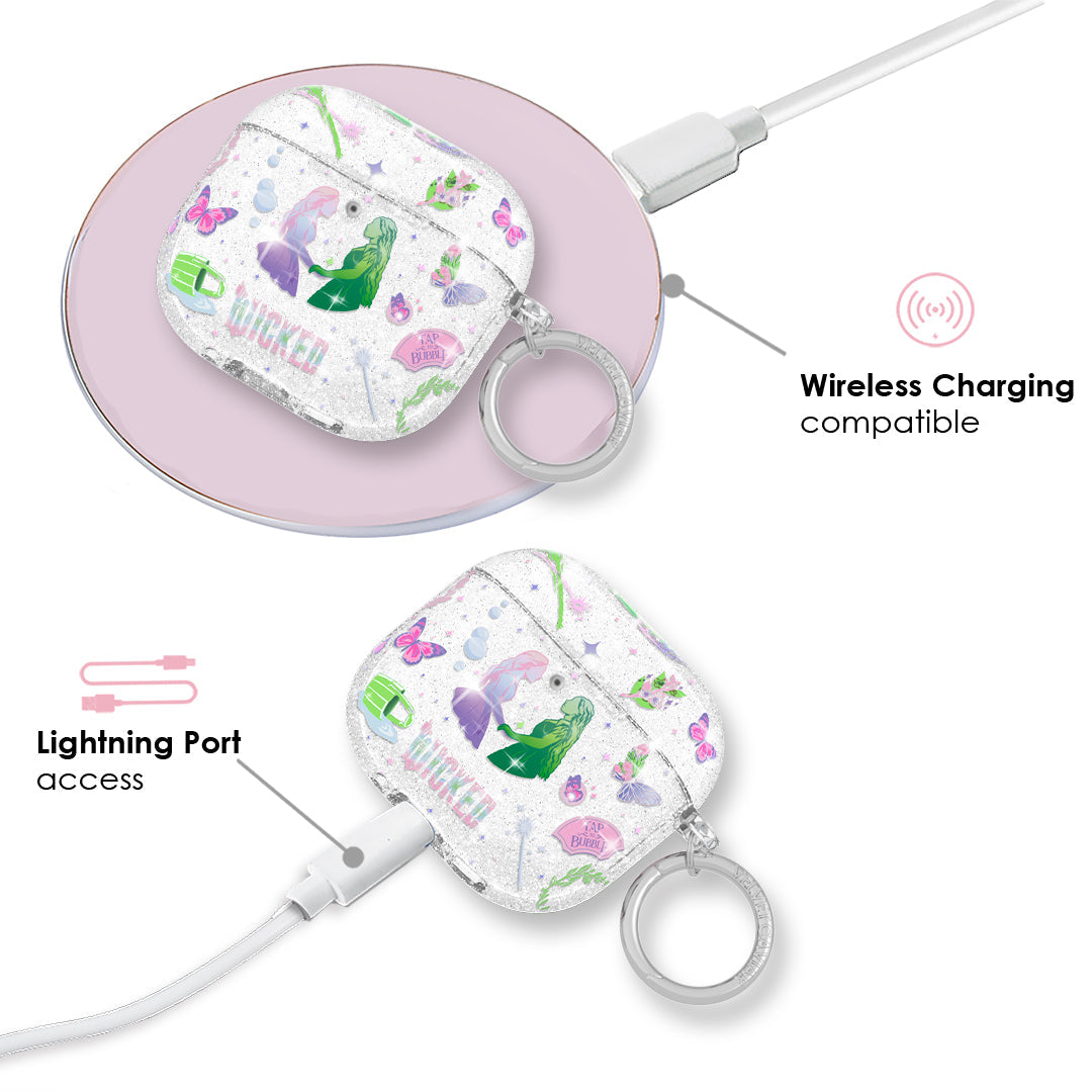 Wicked For Good Glitter AirPod Case