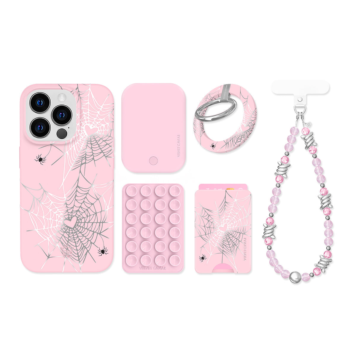 Widow's Web Chrome iPhone Bundle Set