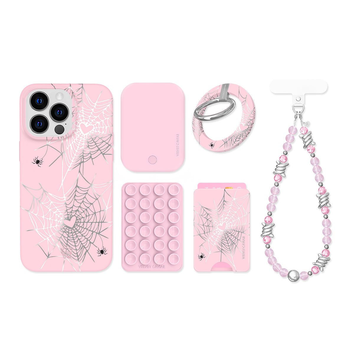 Widow's Web Chrome iPhone Bundle Set