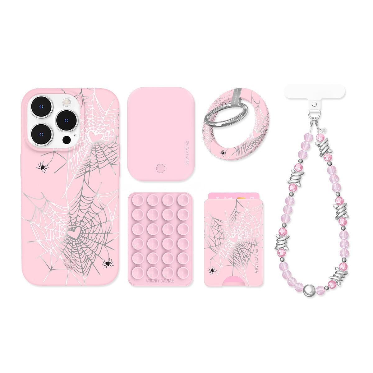 Widow's Web Chrome iPhone Bundle Set