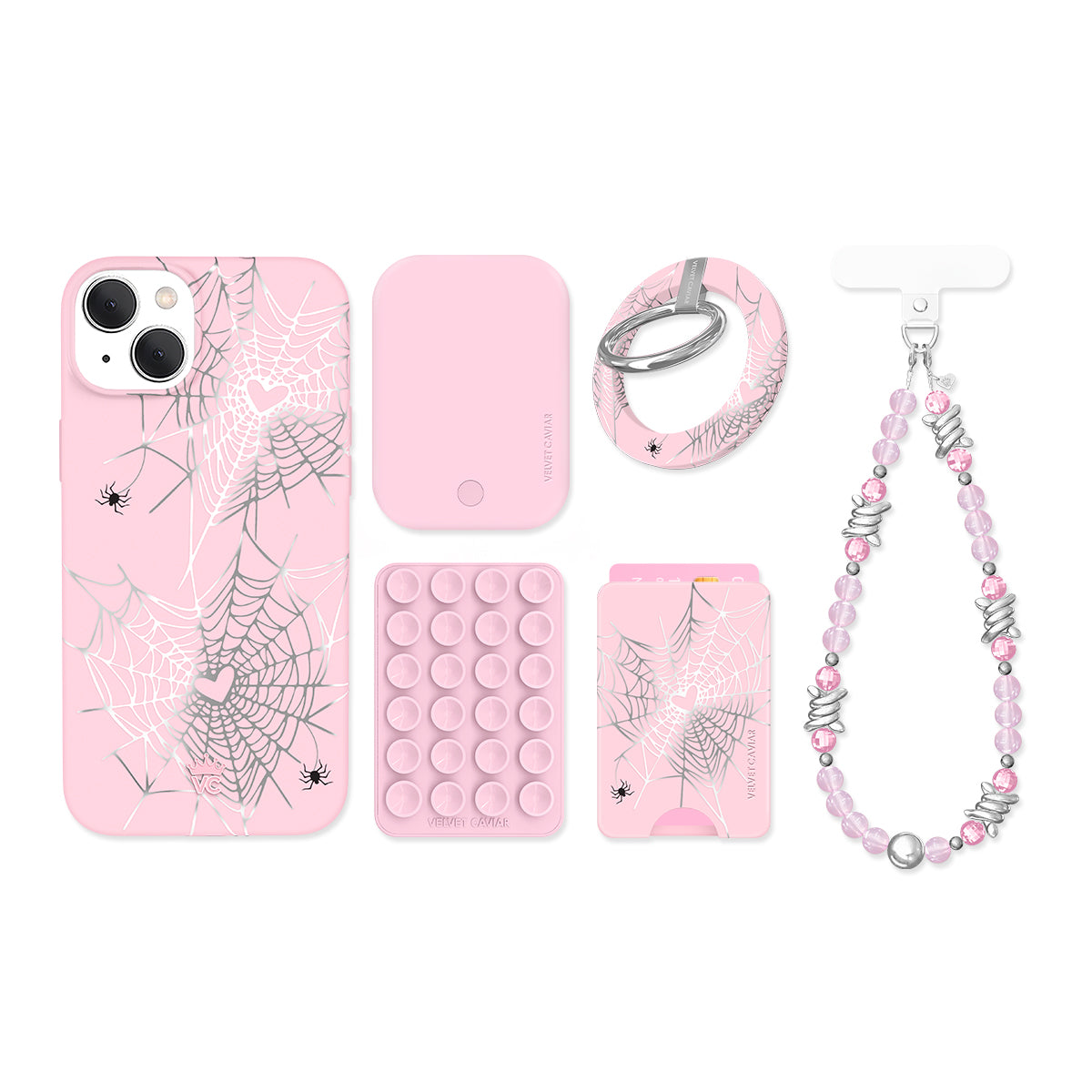 Widow's Web Chrome iPhone Bundle Set