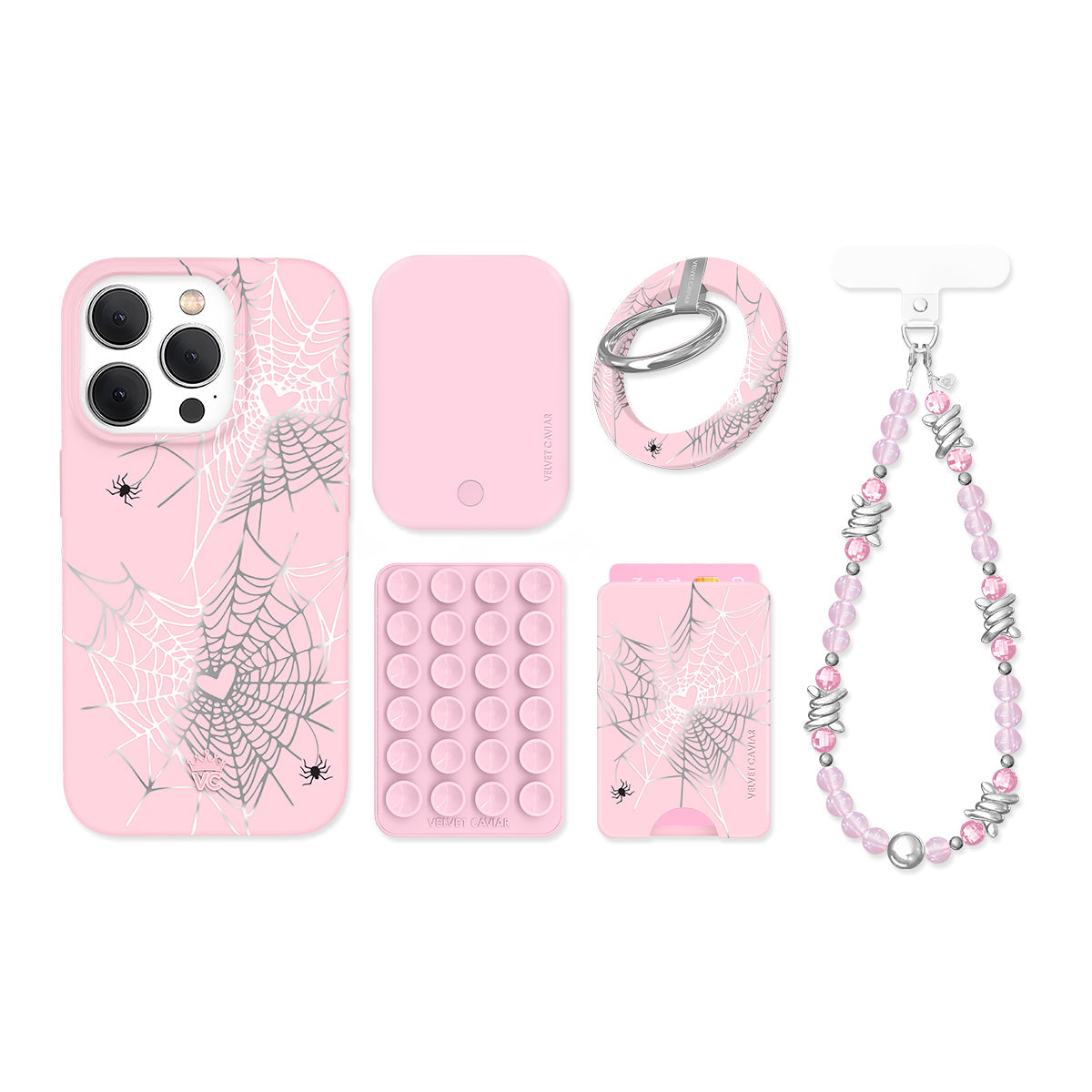 Widow's Web Chrome iPhone Bundle Set