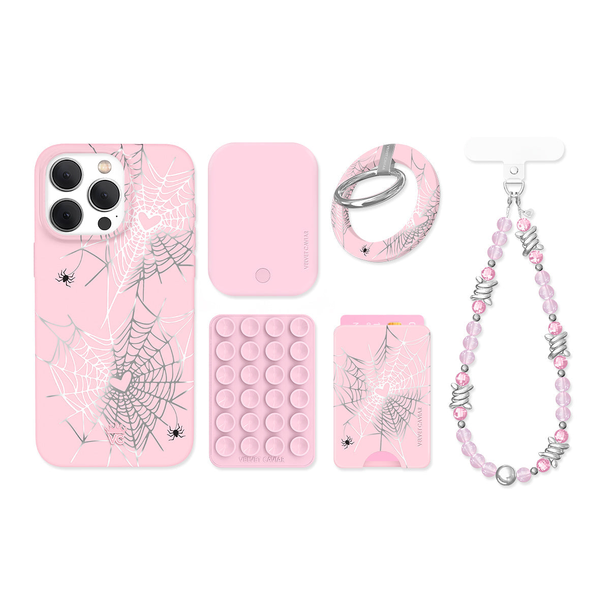 Widow's Web Chrome iPhone Bundle Set