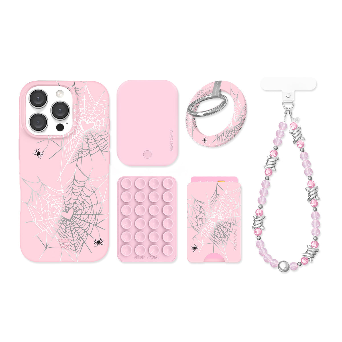 Widow's Web Chrome iPhone Bundle Set