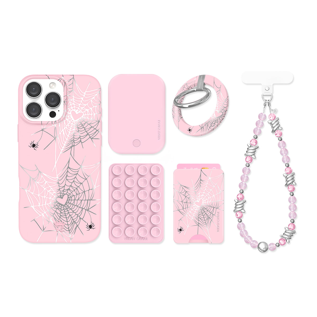 Widow's Web Chrome iPhone Bundle Set