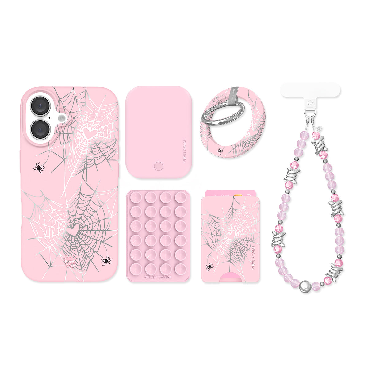 Widow's Web Chrome iPhone Bundle Set