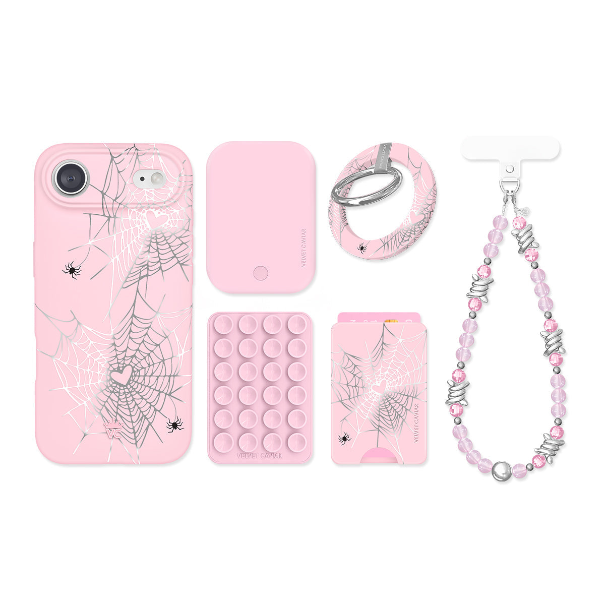 Widow's Web Chrome iPhone Bundle Set