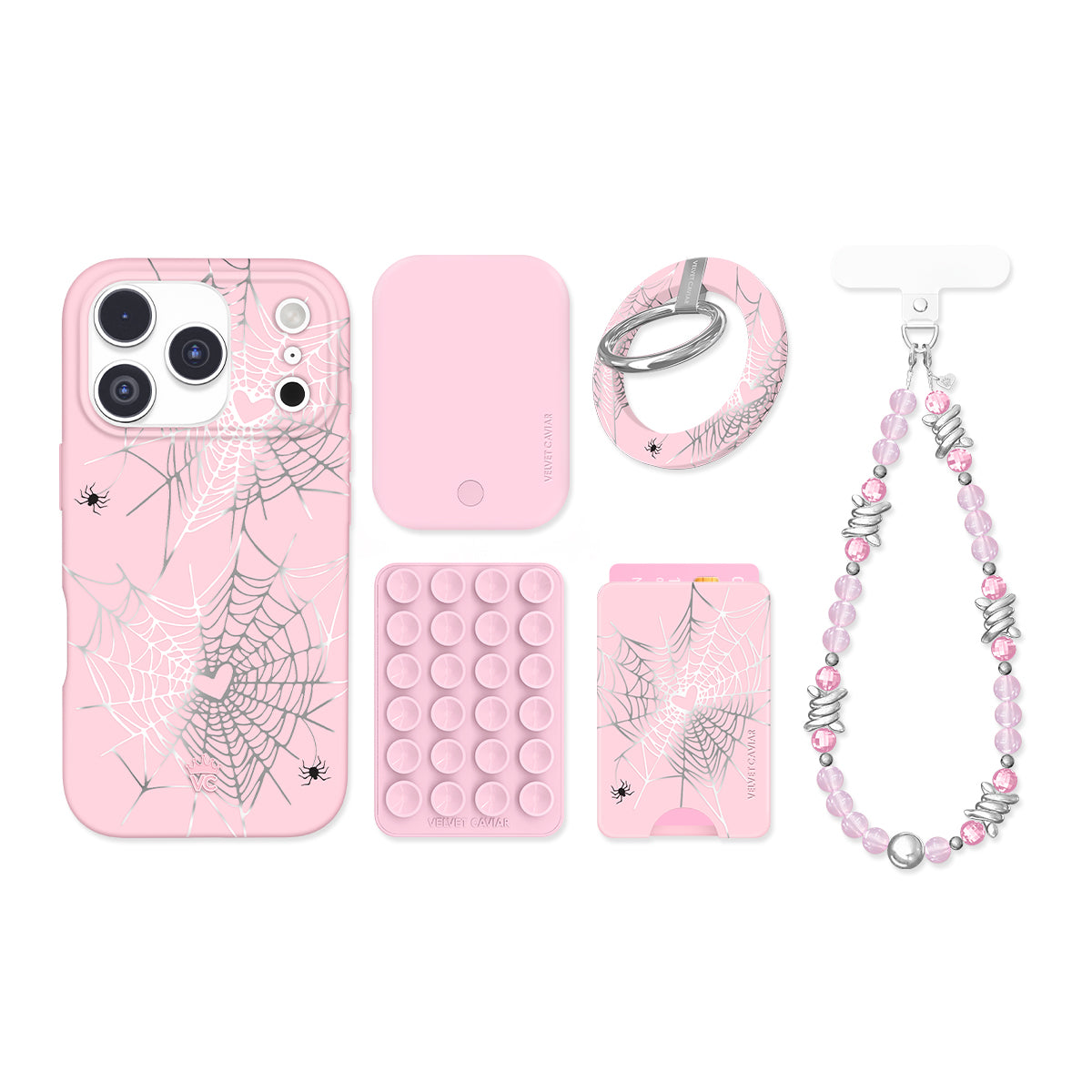 Widow's Web Chrome iPhone Bundle Set