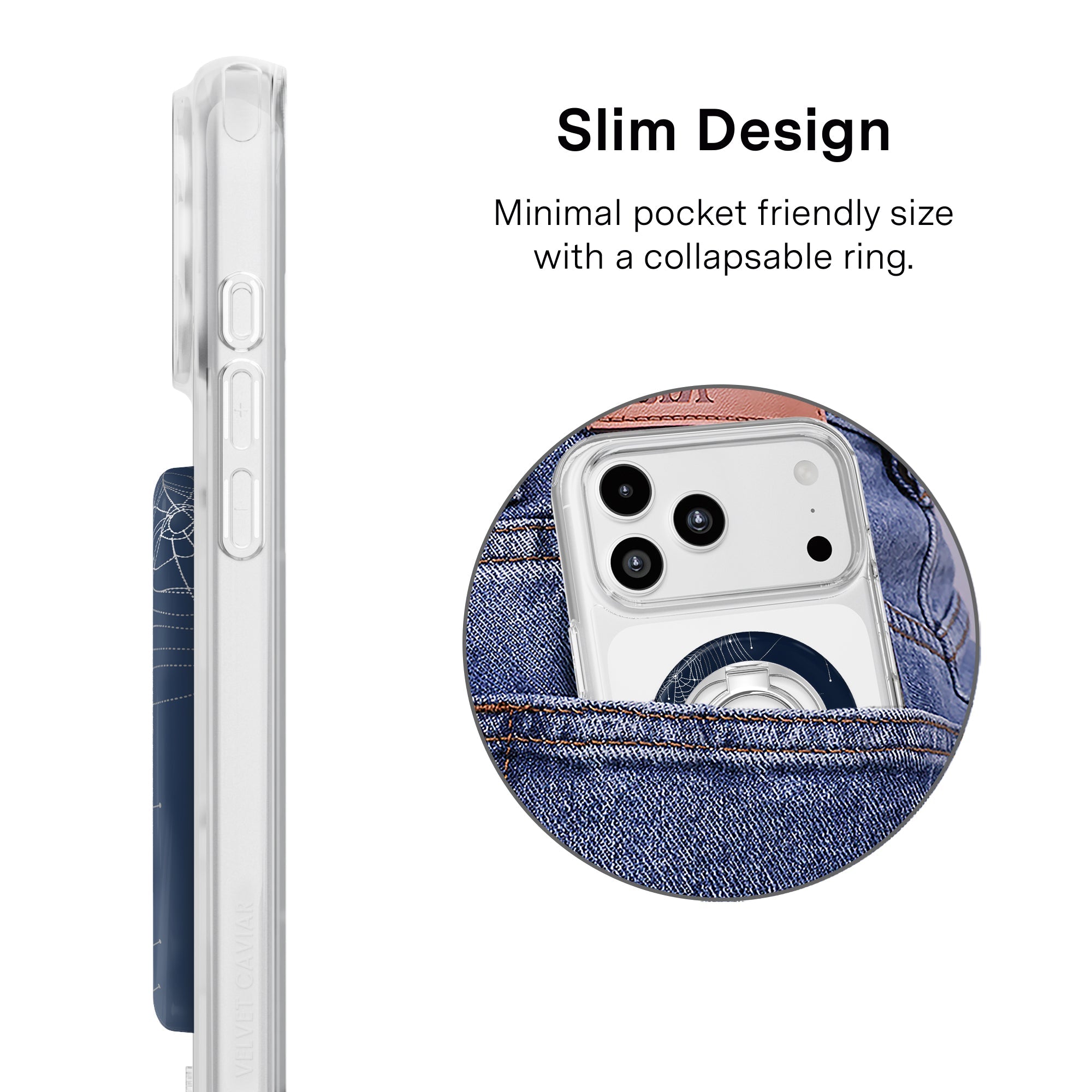 Widow's Web Crystal MagSafe Grip Ring